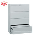 Huadu commercial hanging lateral filing cabinet 4 drawer